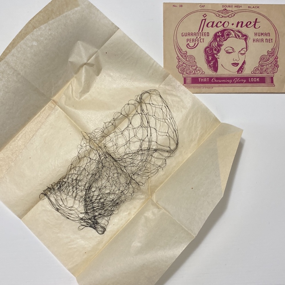 Vintage Hair Net In Envelope Jaco Net Black No.… Gem